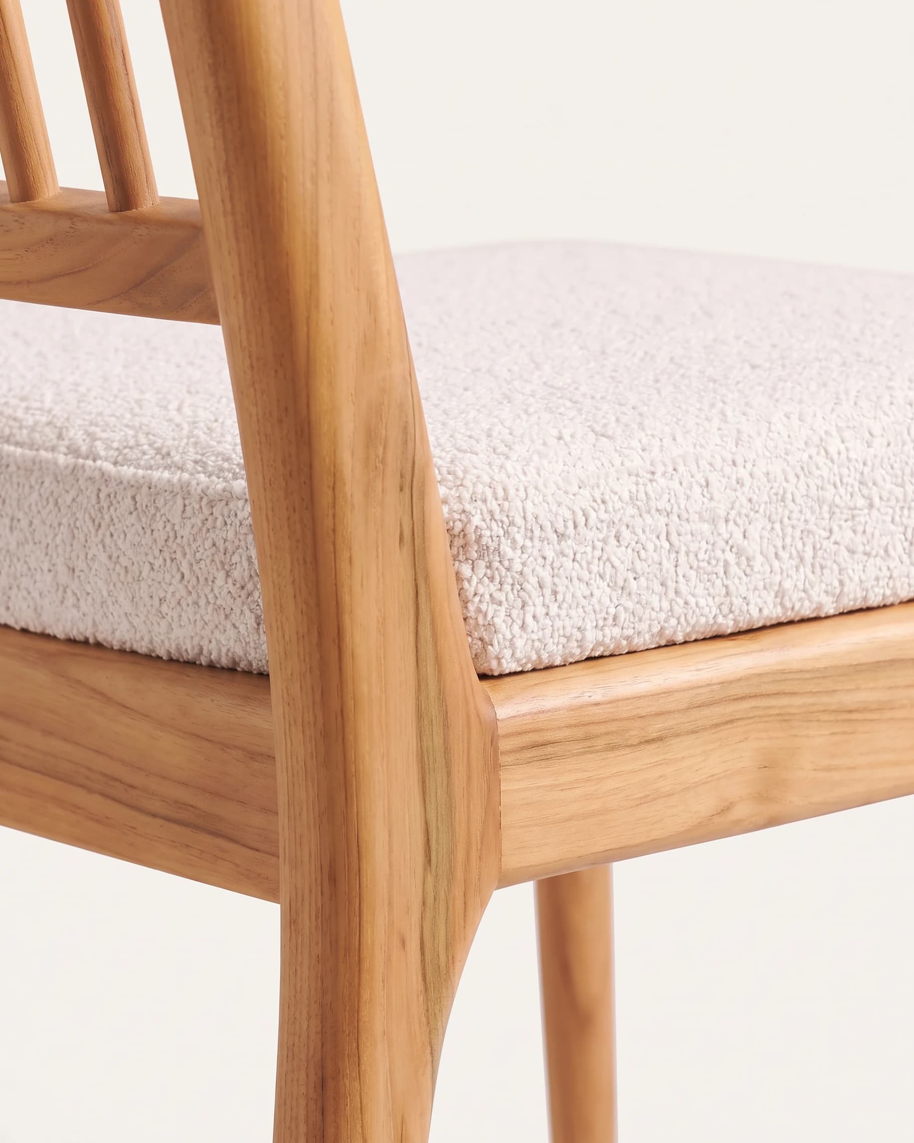Side Chair with spindle back, detail