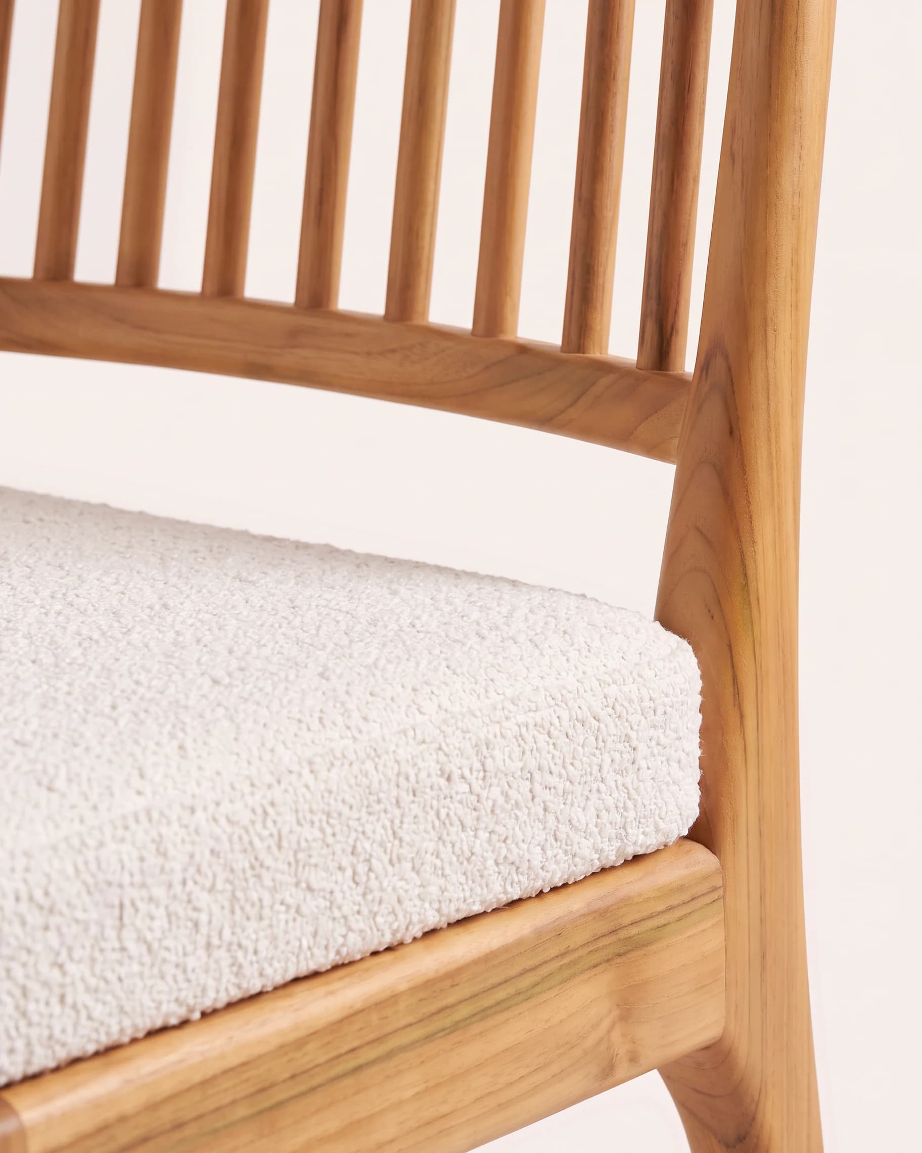 Side Chair with spindle back, detail