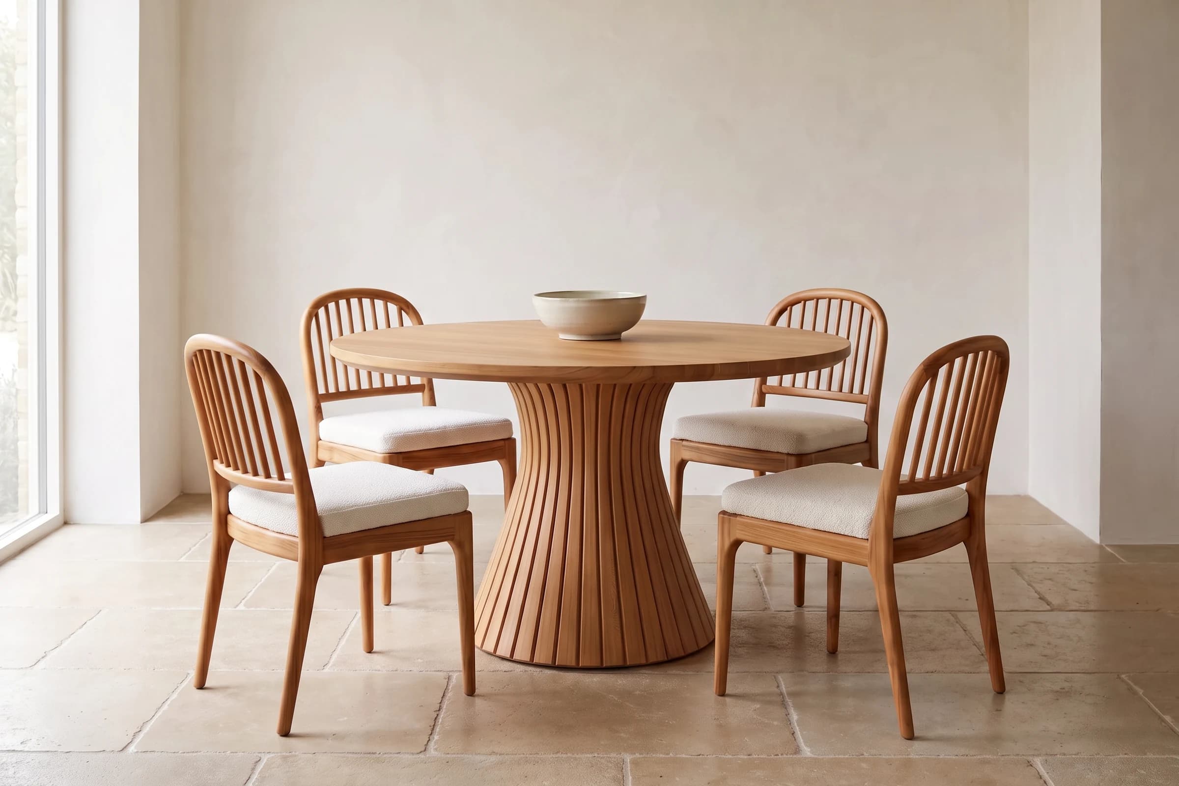 Round Dining Table in an interior
