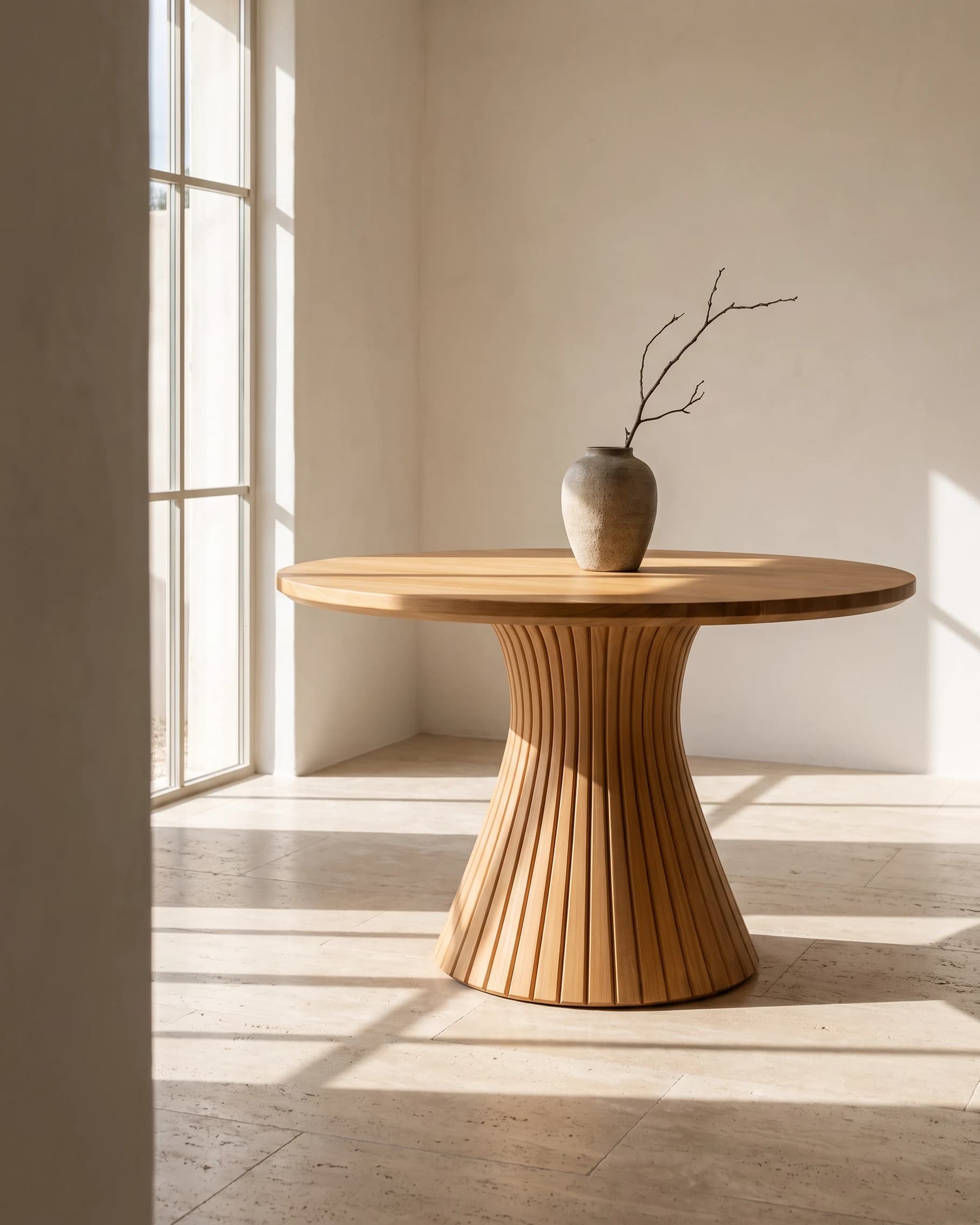 Round Dining Table in an interior