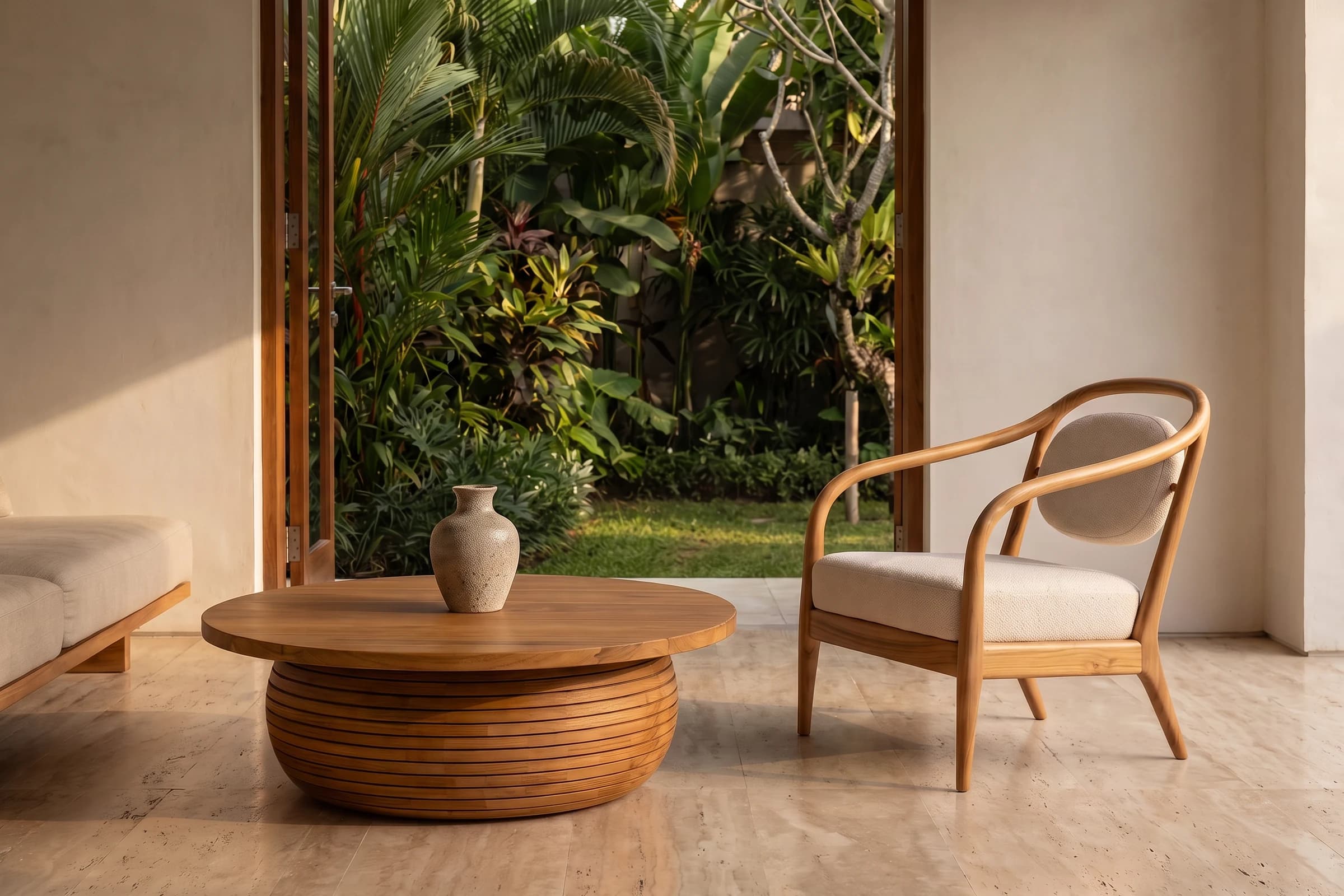 Drum Coffee Table in an interior