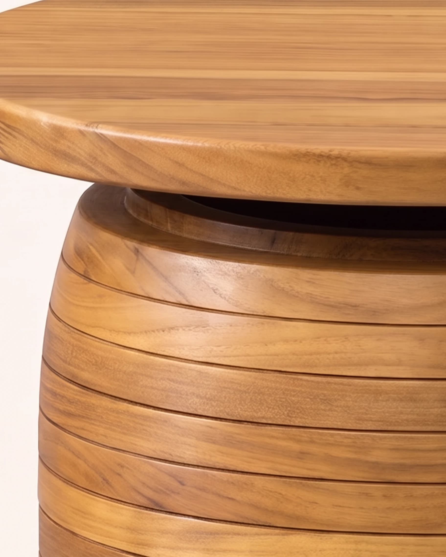 Drum Side Table, detail