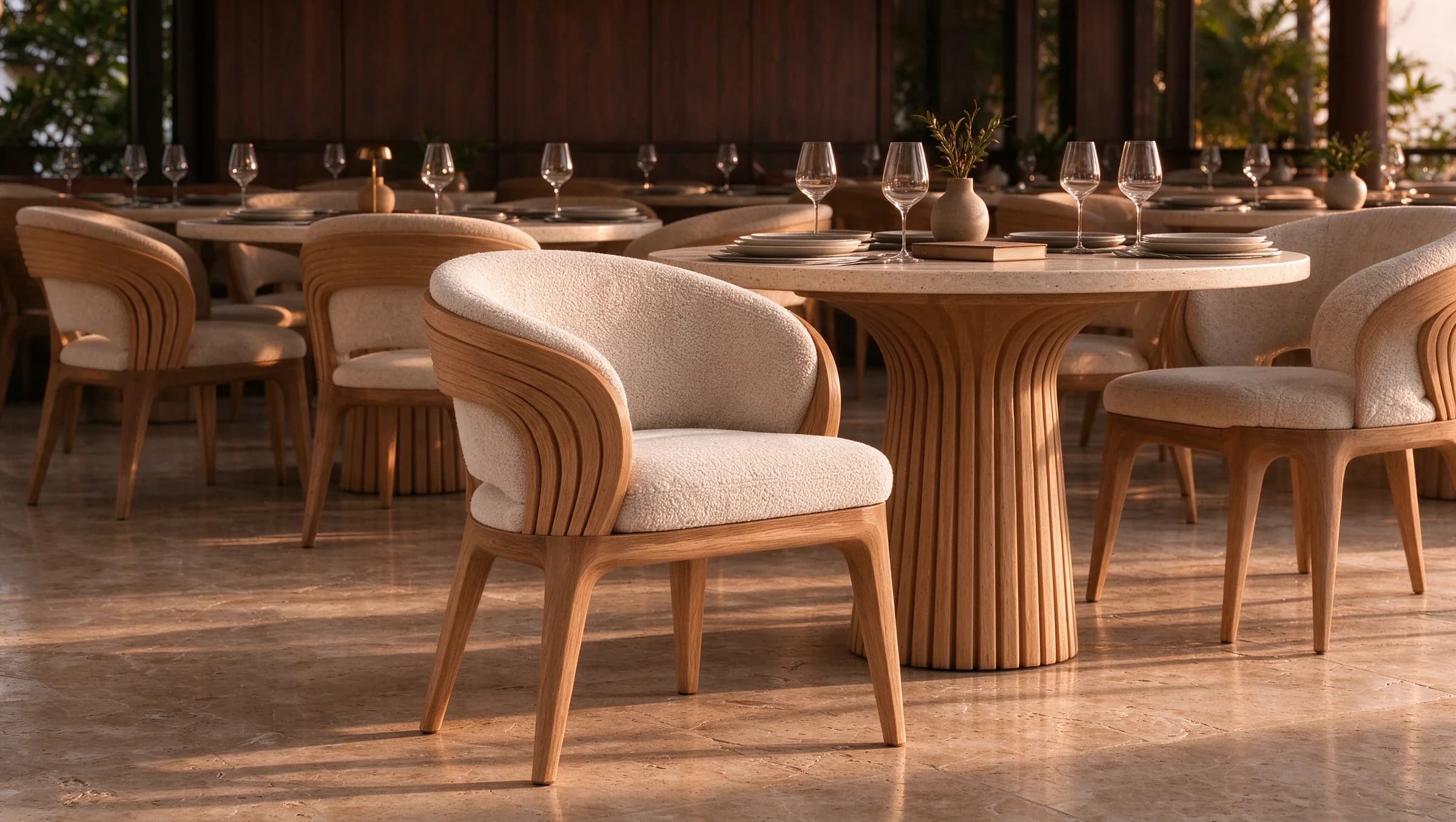 Hospitality Dining Chair in an interior