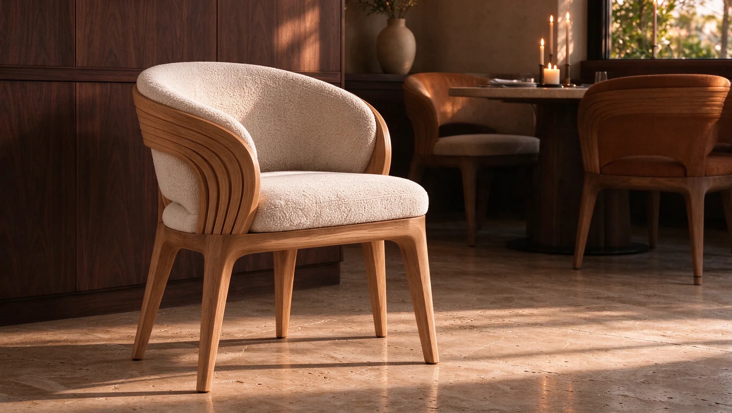 Hospitality Dining Chair in an interior